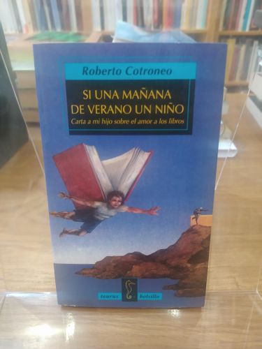 Portada del libro de Si una mañana de verano un niño: carta a mi hijo sobre el amor a los libros