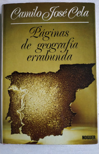 Portada del libro de Páginas de geografía errabunda