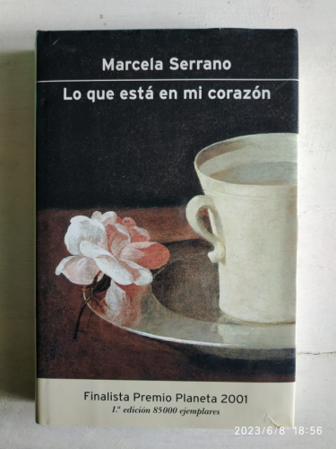 Portada del libro de Lo que está en mi corazón