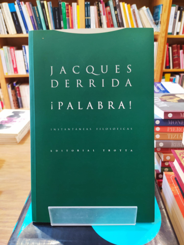 Portada del libro Palabra! Instantáneas filosóficas