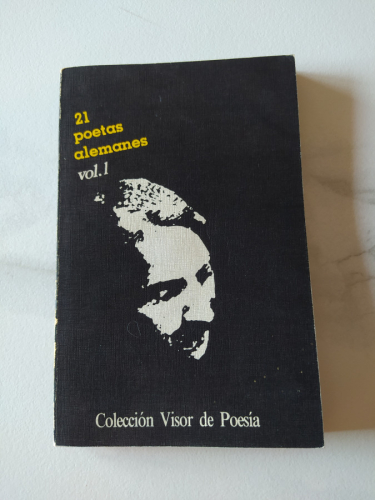 Portada del libro de Veintiún Poetas Alemanes (1945 a 1975)