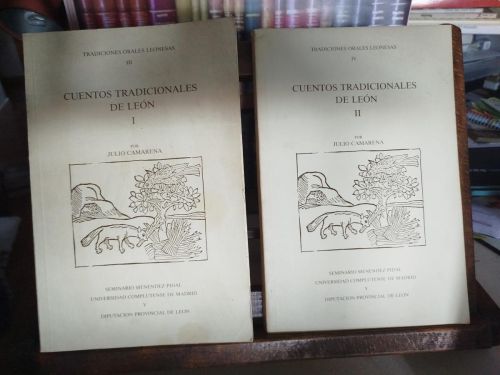 Portada del libro de Cuentos tradicionales de León (2 vol.)