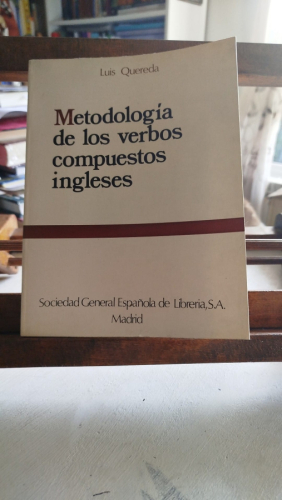 Portada del libro de Metodología de los verbos compuestos ingleses