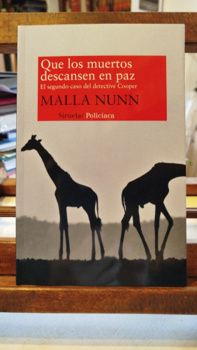 Portada del libro de Que los muertos descansen en paz: el segundo caso del detective Cooper