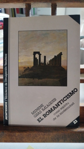 Portada del libro de El romanticismo: como espíritu de la modernidad