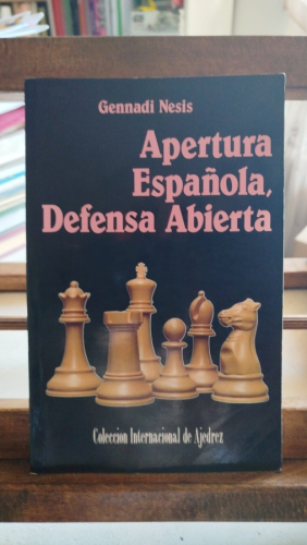 Portada del libro de Apertura espanola, defensa abierta 