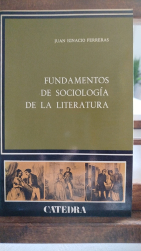 Portada del libro de Fundamentos de Sociología de la literatura