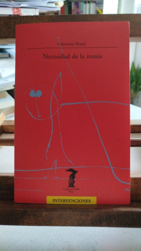 Portada del libro de Necesidad de la ironía