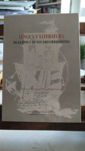 Portada del libro de Lengua y literatura en la época de los descubrimientos: Actas del Coloquio Internacional, Würzburg 1992...