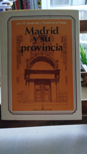 Portada del libro de Madrid y su provincia