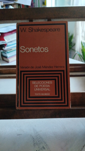 Portada del libro de Sonetos