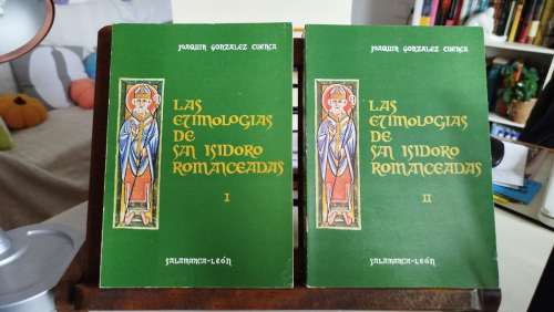 Portada del libro de Las Etimologías de san Isidoro romanceadas (2 Vol.)