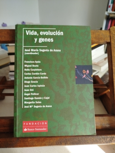 Portada del libro de Vida, evolución y genes