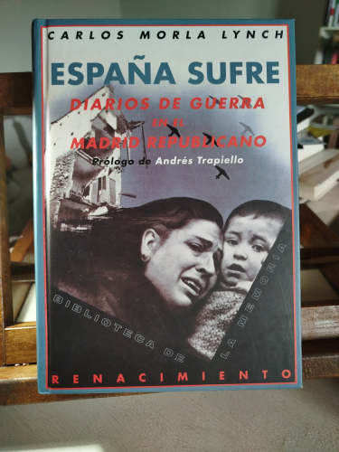 Portada del libro de España sufre : diarios de guerra en el Madrid republicano, 1936-1939 