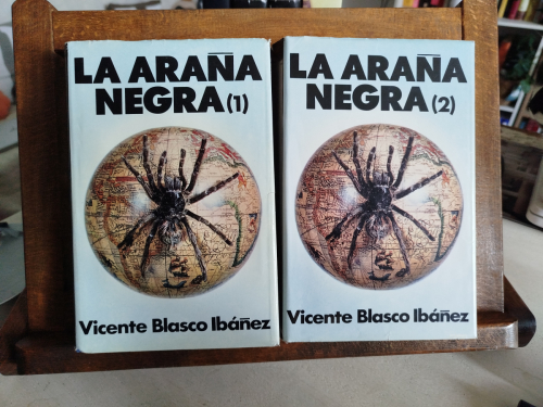 Portada del libro de La araña negra. I y II 