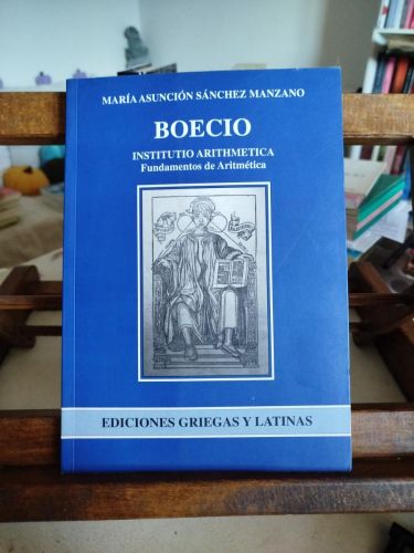 Portada del libro de Institutio Arithmetica