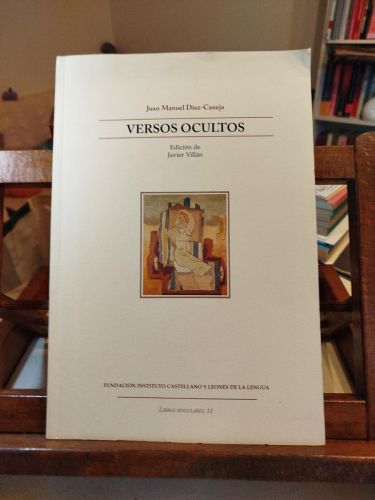 Portada del libro de Versos ocultos