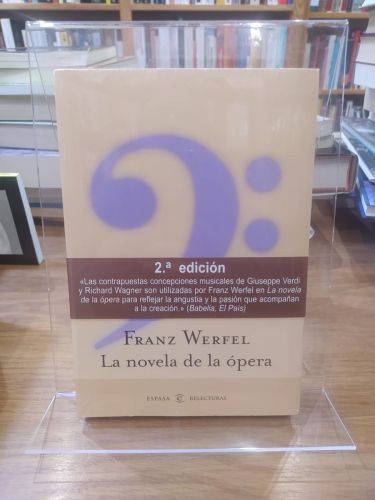 Portada del libro de La novela de la ópera