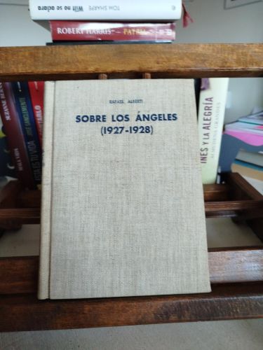 Portada del libro de Sobre los ángeles (1927-1928)