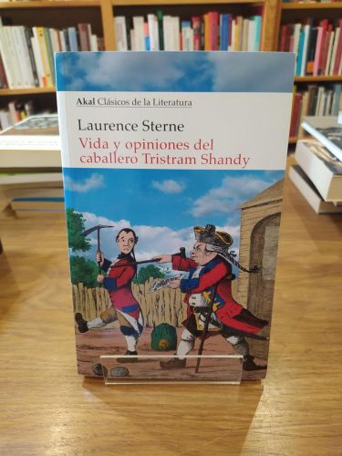 Portada del libro de Vida y opiniones del caballero Tristram Shandy