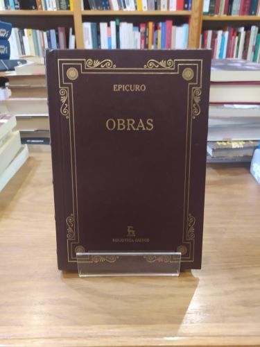 Portada del libro de Obras (Diógenes Laercio/Diógenes de Enoanda/Lucrecio)