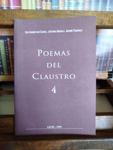 Portada del libro de Poemas del claustro