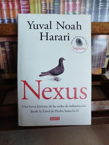 Portada del libro de Nexus: una breve historia de las redes de información desde la Edad de Piedra hasta la IA