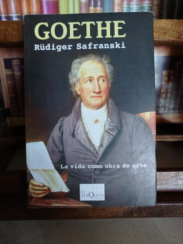 Portada del libro de Goethe: la vida como obra de arte 