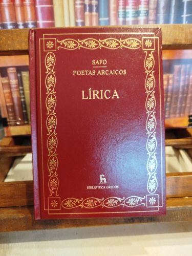 Portada del libro de Lírica: poemas corales y monódicos, 700-300 A.C