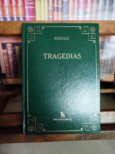Portada del libro de Tragedias (Biblioteca Gredos)