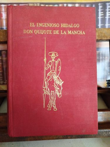 Portada del libro de El ingenioso hidalgo Don Quijote de la Mancha:
