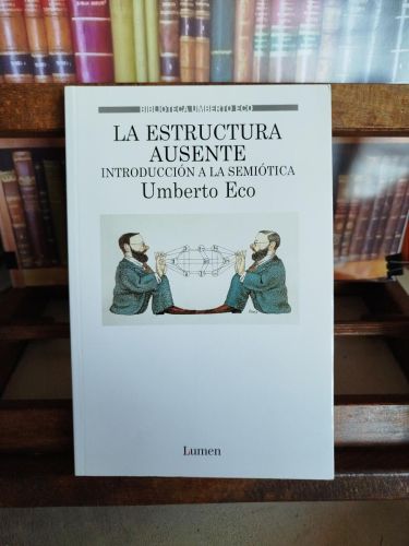 Portada del libro de La estructura ausente: introducción a la semiótica