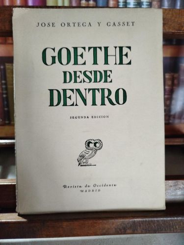 Portada del libro de Goethe desde dentro y otros ensayos