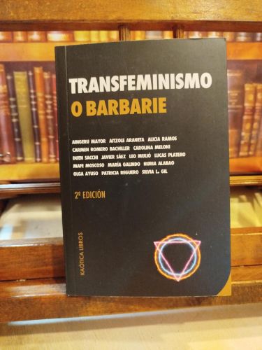 Portada del libro de Transfeminismo o barbarie