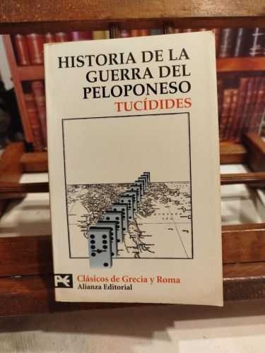 Portada del libro de Historia de la guerra del Peloponeso