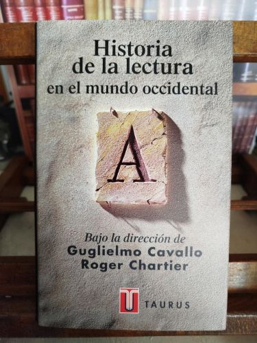 Portada del libro de Historia de la lectura en el mundo occidental 
