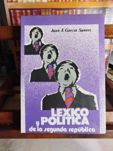 Portada del libro de Léxico y política de la Segunda República