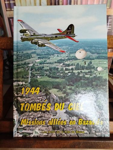 Portada del libro de 1944 Tombés du ciel: missions alliées en Bazadais