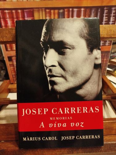 Portada del libro de Josep Carreras: memorias: a viva voz 