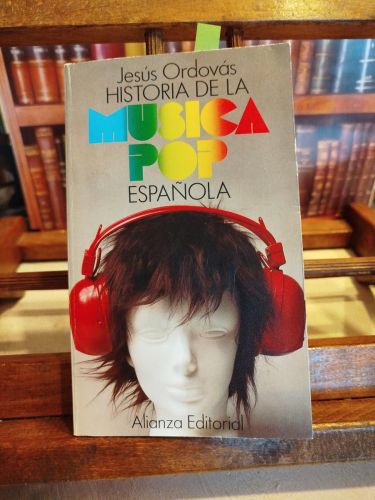 Portada del libro de Historia de la música pop española
