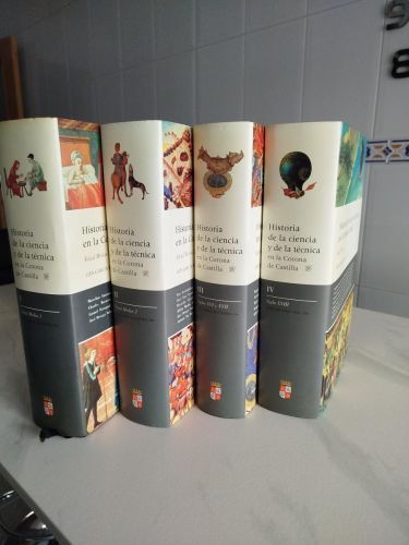 Portada del libro de Historia de la ciencia y de la técnica en la Corona de Castilla (4 Vol.)