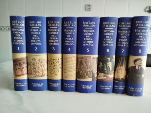 Portada del libro de Historia crítica del pensamiento español (8 Vol.)