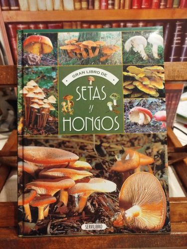 Portada del libro de Gran libro de setas y hongos.