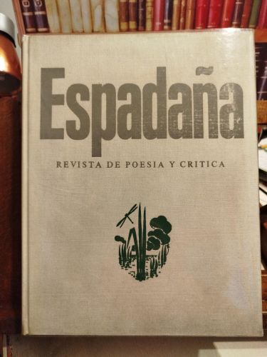 Portada del libro de Espadaña: revista de poesía y critica.