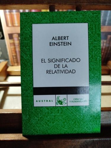 Portada del libro de El significado de la relatividad