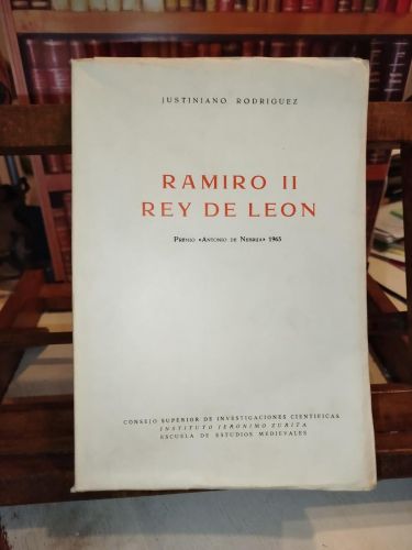 Portada del libro de Ramiro II, Rey de León