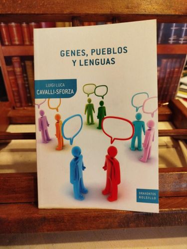 Portada del libro de Genes, pueblos y lenguas