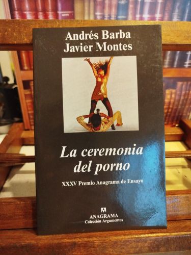 Portada del libro de La ceremonia del porno