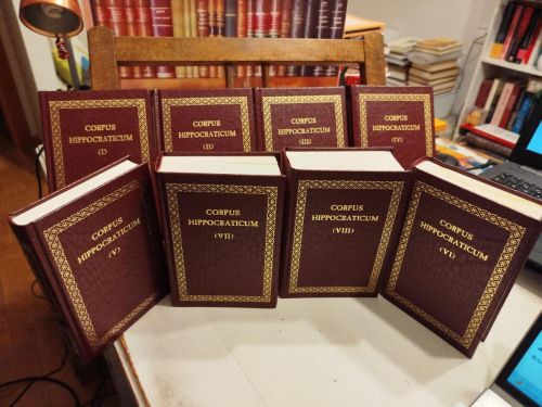 Portada del libro de Corpus hippocraticum (8 Vol.) COMPLETO.