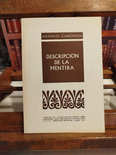 Portada del libro de Descripción de la mentira